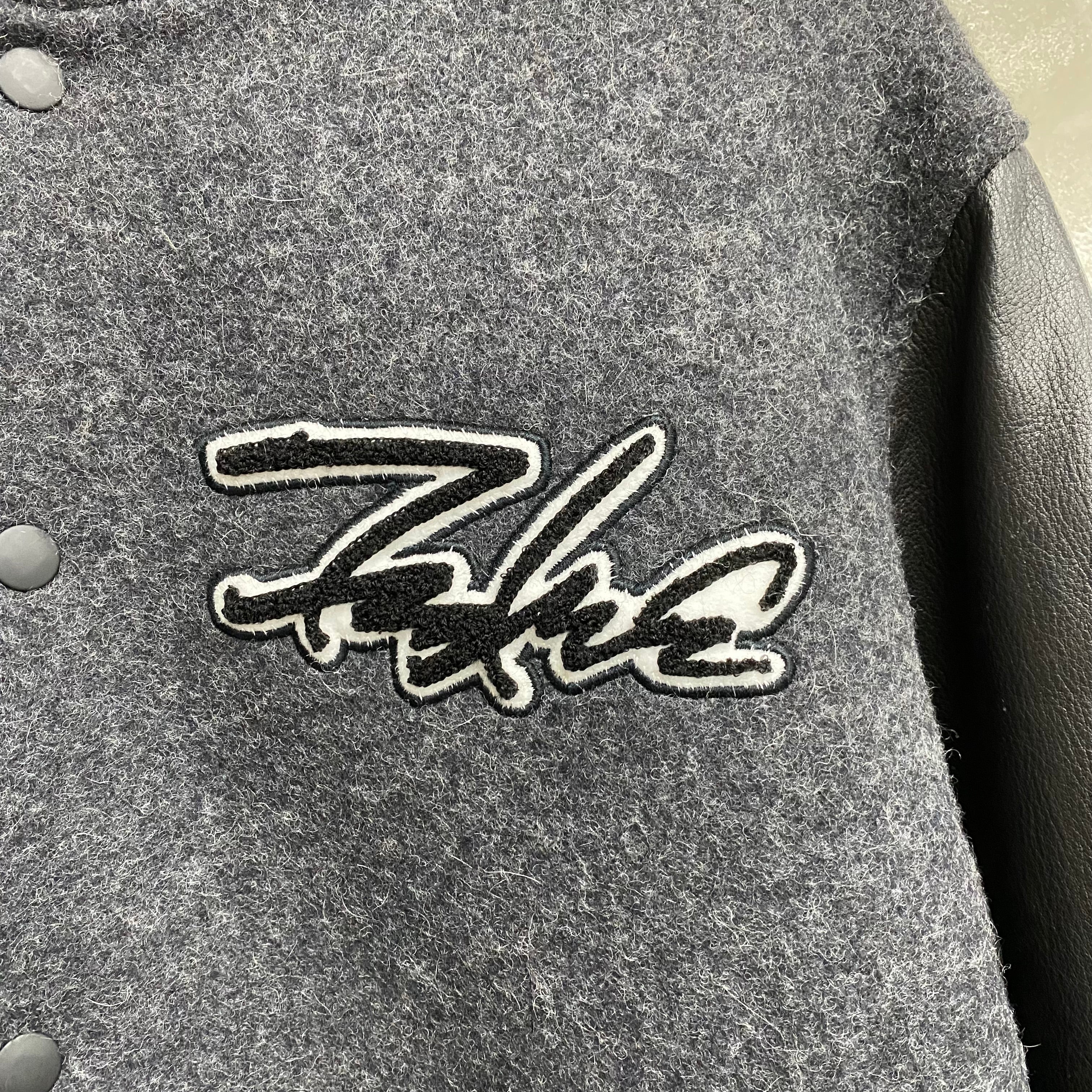 [ USED ] FUTURA LABORATORIES WOOL LETHER JACKET  / ARCHIVE BRAND