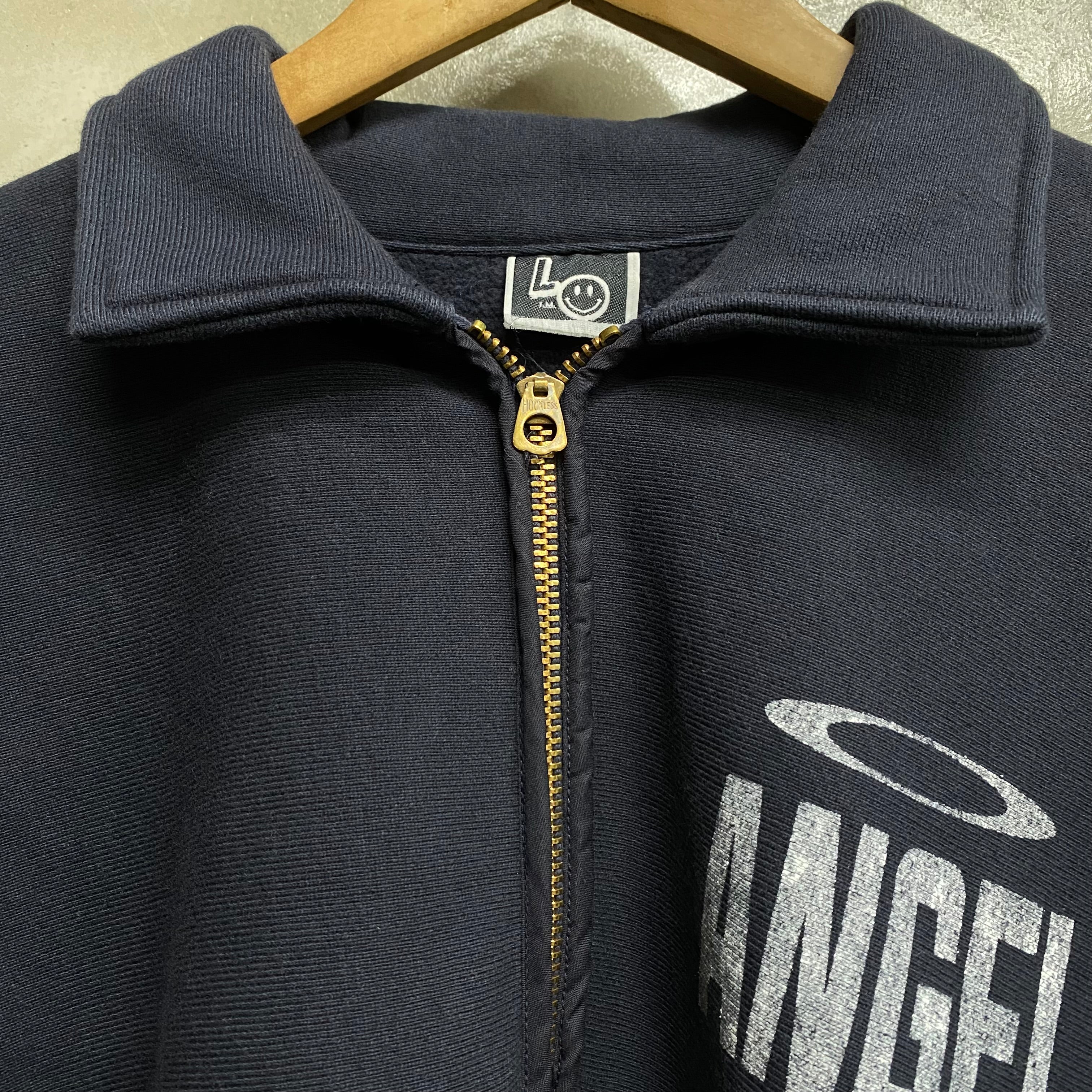 ANGEL HALF ZIP SWEAT SHIRT  / LOCALS ONLY