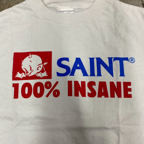 SAINT Mxxxxxx SHORT SLEEVE T-SHIRT ' INSANE ' / Saint Michael