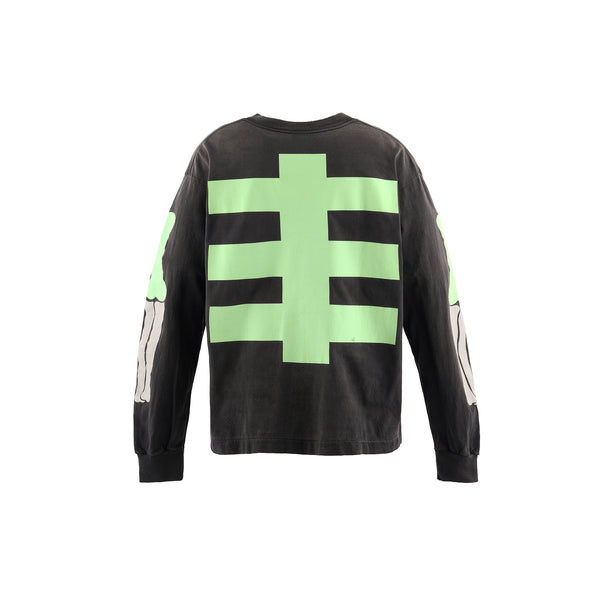 SAINT Mxxxxxx x BOUNTY HUNTER  LONG SLEEVE T-SHIRTS ' BONE ' -COLLABORATION-/ Saint Michael