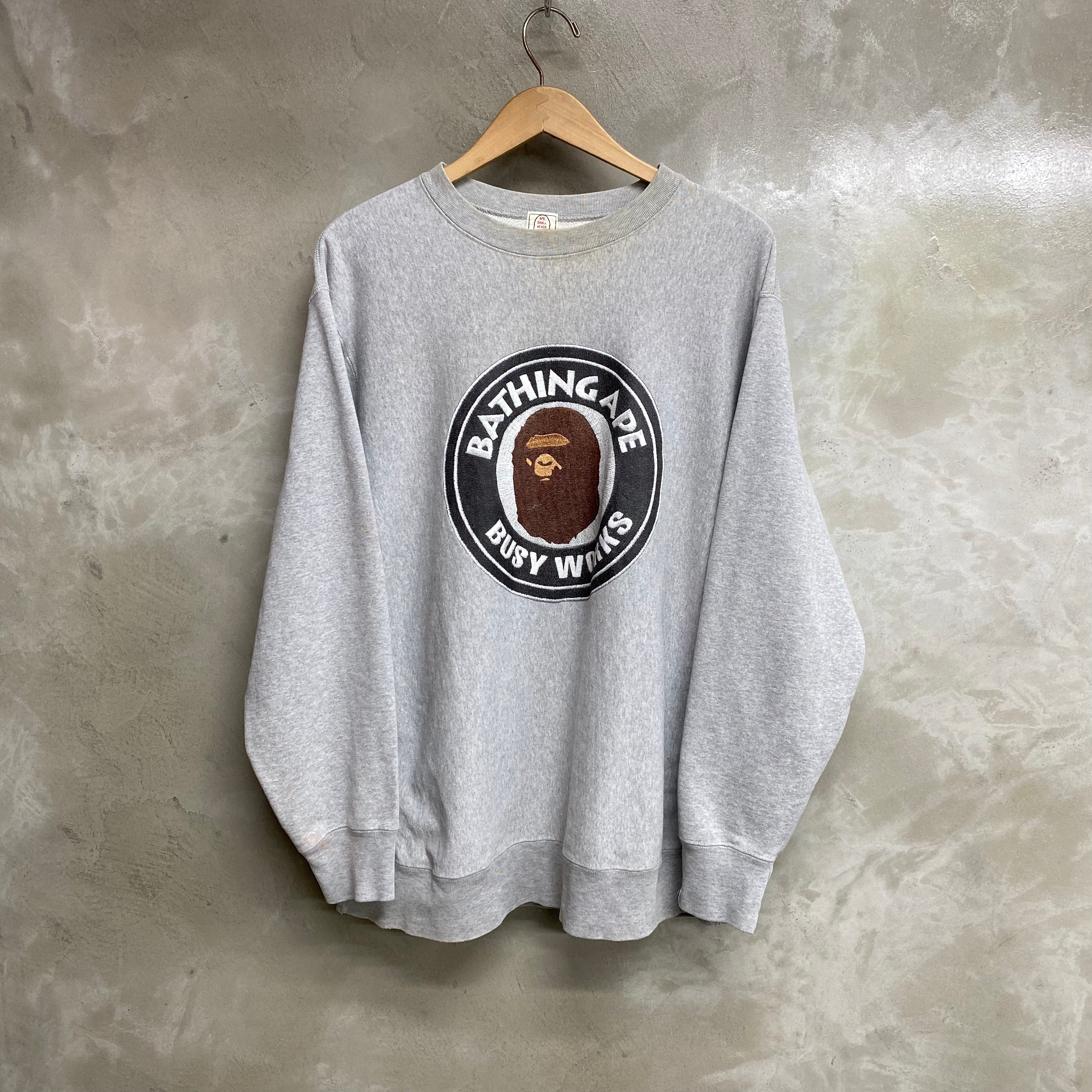 [ USED ] A BATHING APE SWEAT SHIRT ‘ CIRCLE LOGO ’ / STREET ARCHIVE PIECES