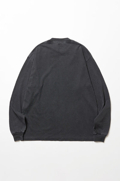 LOCALS ONLY Goat busters Long sleeve (Garment dyed black)  / LOCALS ONLY