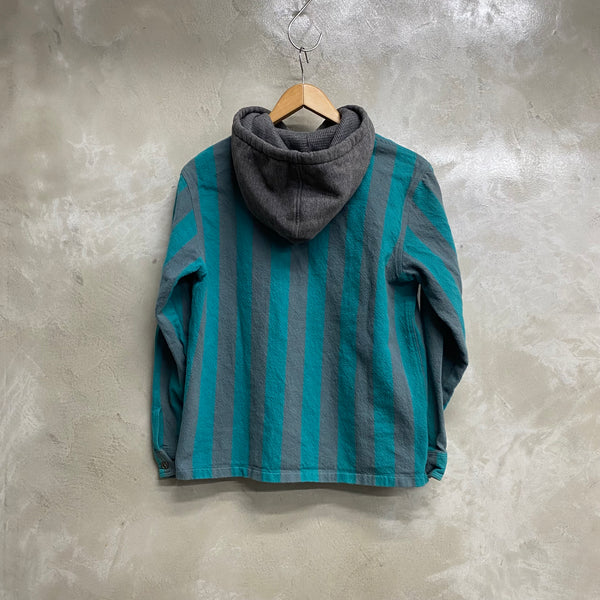 [ USED ] STUSSY HOODED SHIRTS  / USED STREET