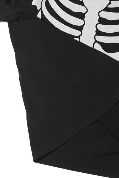 LOCALS ONLY Skeleton T-shirt (Faded black)  / LOCALS ONLY