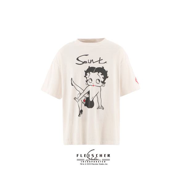 SAINT Mxxxxxx x Betty Boop™ SHORT SLEEVE T-SHIRTS ' BETTY ' -COLLABORATION-/ Saint Michael