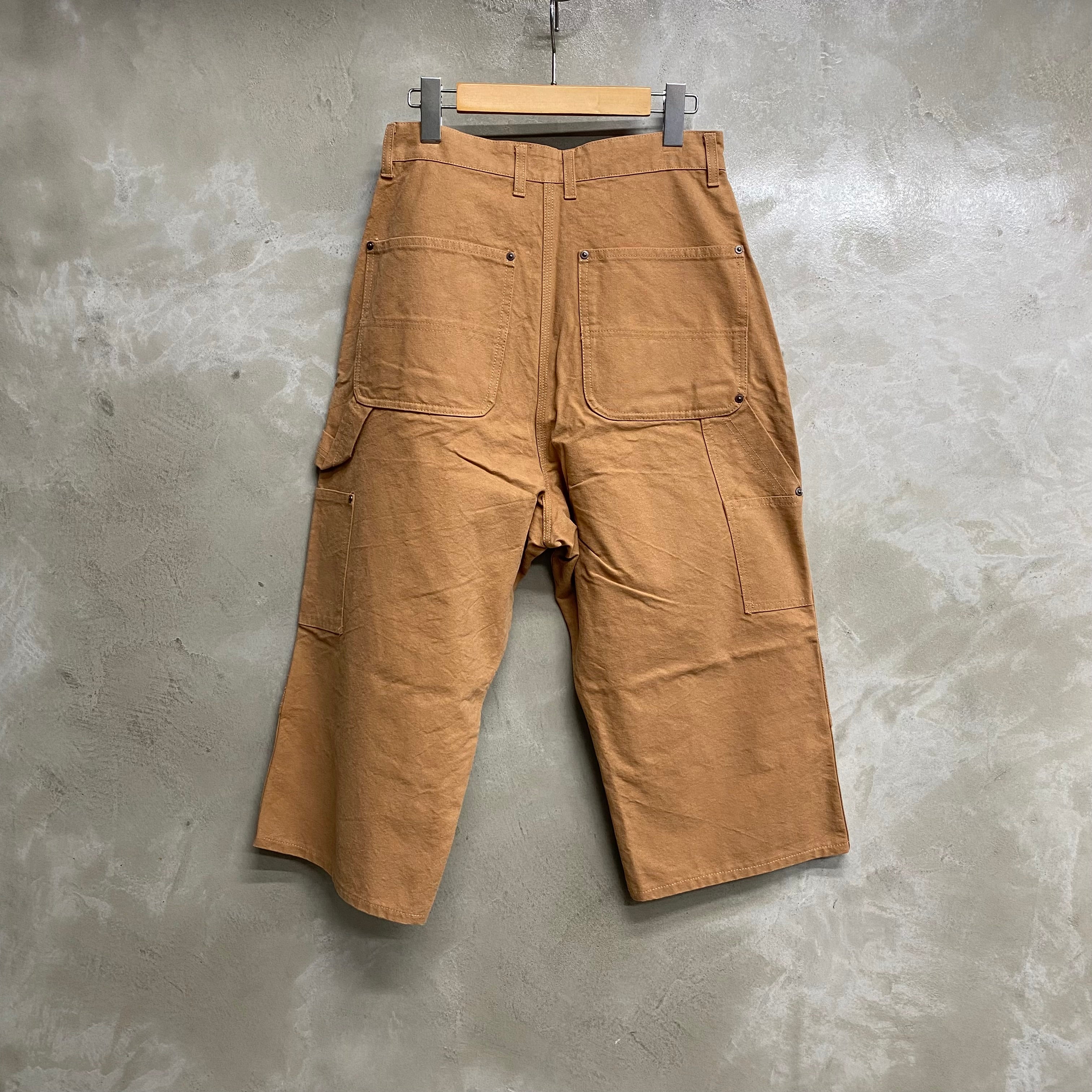 DUCK CANVAS DOUBLE KNEE CROPPED PANTS  / LOCALS ONLY