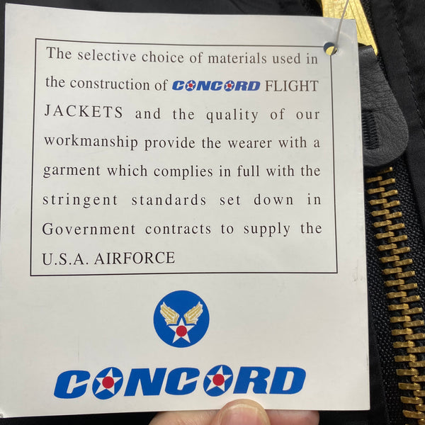 CONCORD  MA-1 FLIGHT JACKET 90’s  / U.S.MILITARY