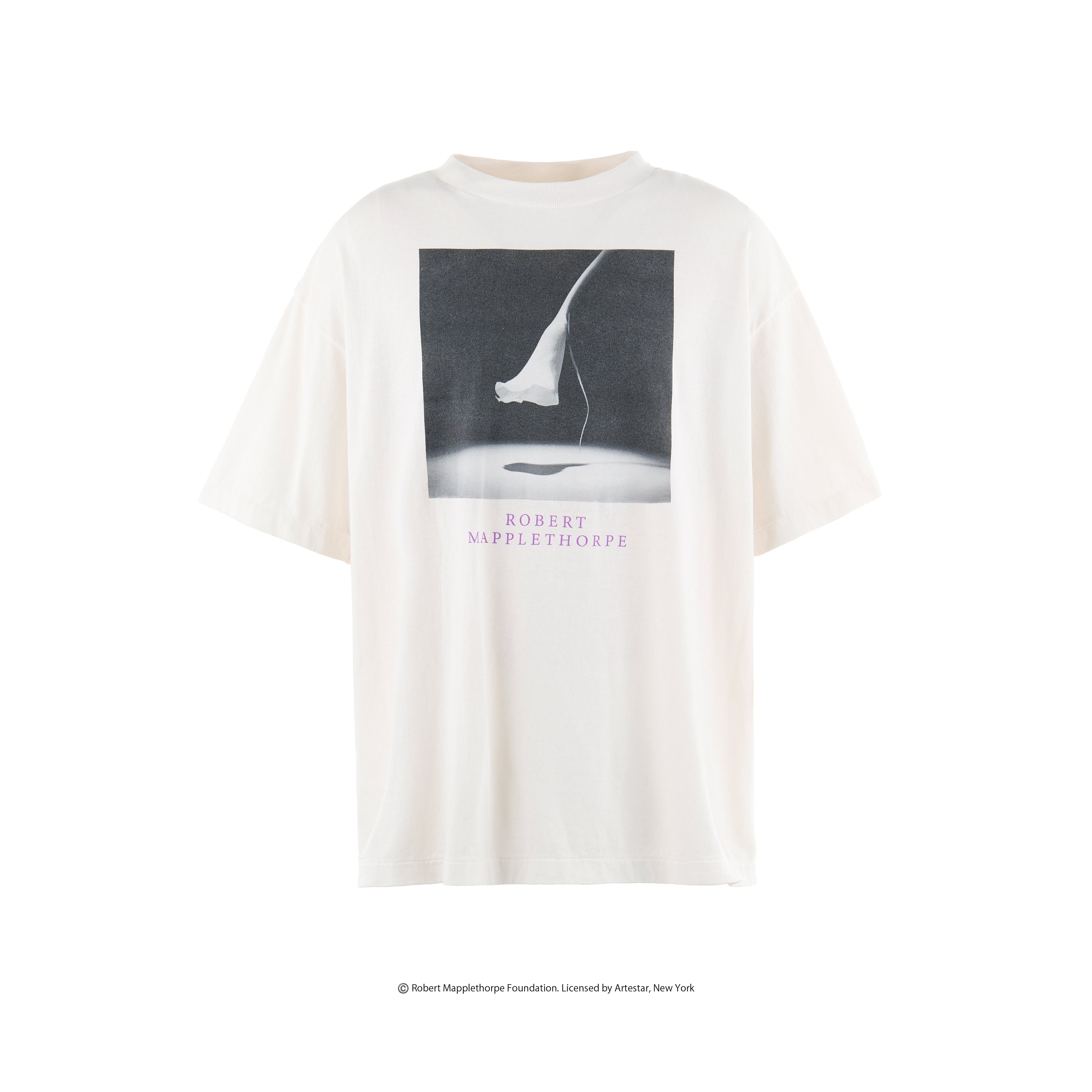 SAINT Mxxxxxx x Robert Mapplethorpe SHORT SLEEVE T-SHIRT ' CALLA LILY ' -COLLABORATION- / Saint Michael