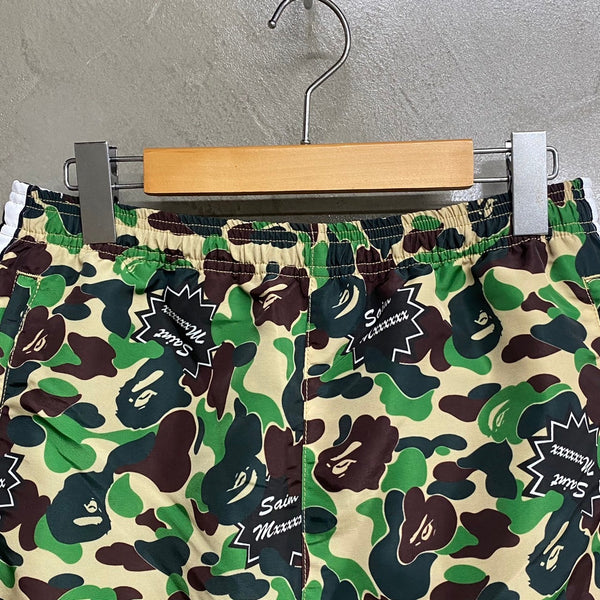 SAINT MICHAEL x BAPE® TRACK PANTS ' ST APE ' -COLLABORATION-/ Saint Michael
