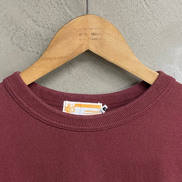 [ USED ] USED A BATHING APE SHORT SLEEVE SHIRT “ BAPE 1993 TRACK “  / USED STREET