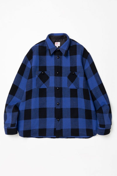 Wool work shirt (Blue/Black)
  / THE GEEKS