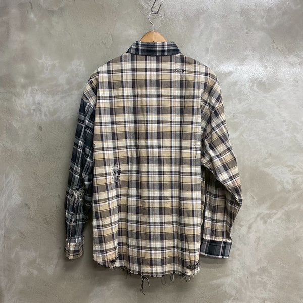 KAMIYA  Crazy Pattern Check Shirt / KAMIYA