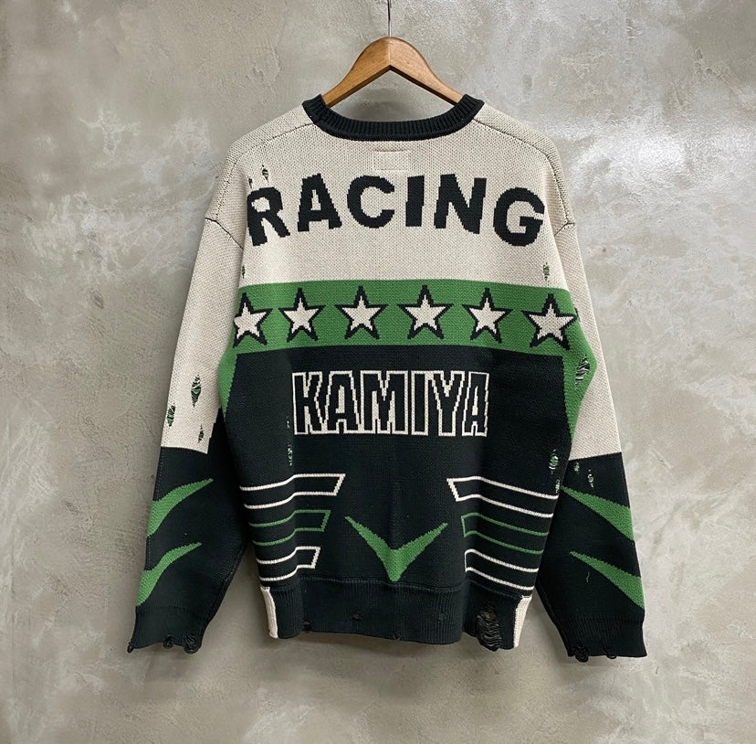 KAMIYA  Racing Jqd Sweater / KAMIYA
