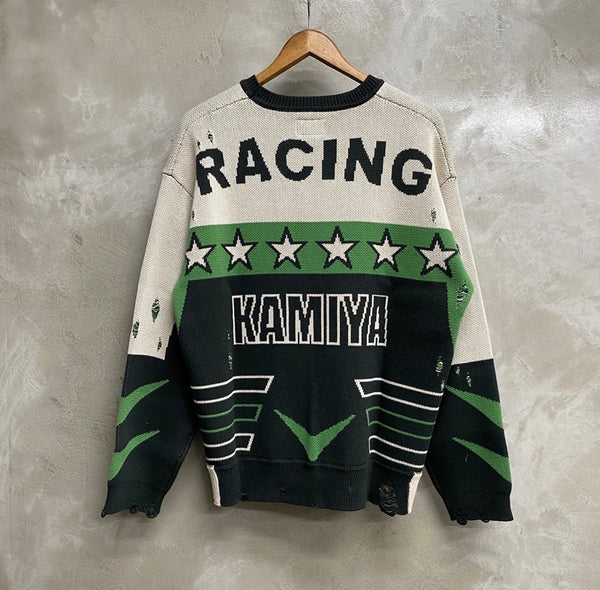 KAMIYA  Racing Jqd Sweater / KAMIYA