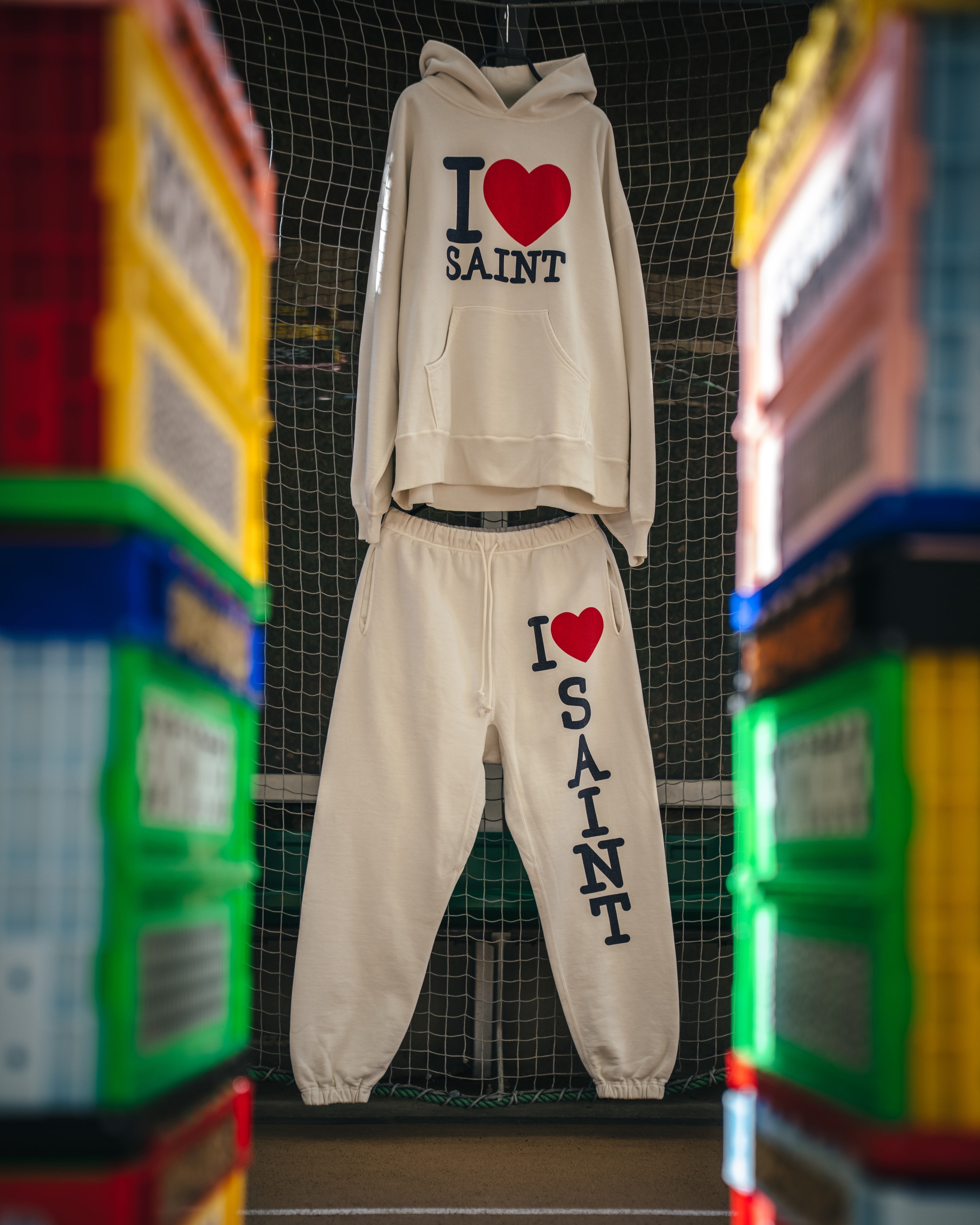 SAINT Mxxxxxx HOODIE “ I LOVE SAINT “ / Saint Michael – ANEX -KOBE-