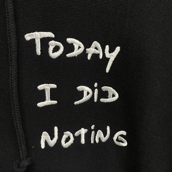 Do Nothing Congress ZIP UP HOODIE  DNC x Thomas Lelu Pull " "TODAY I DID" / Do Nothing Congress