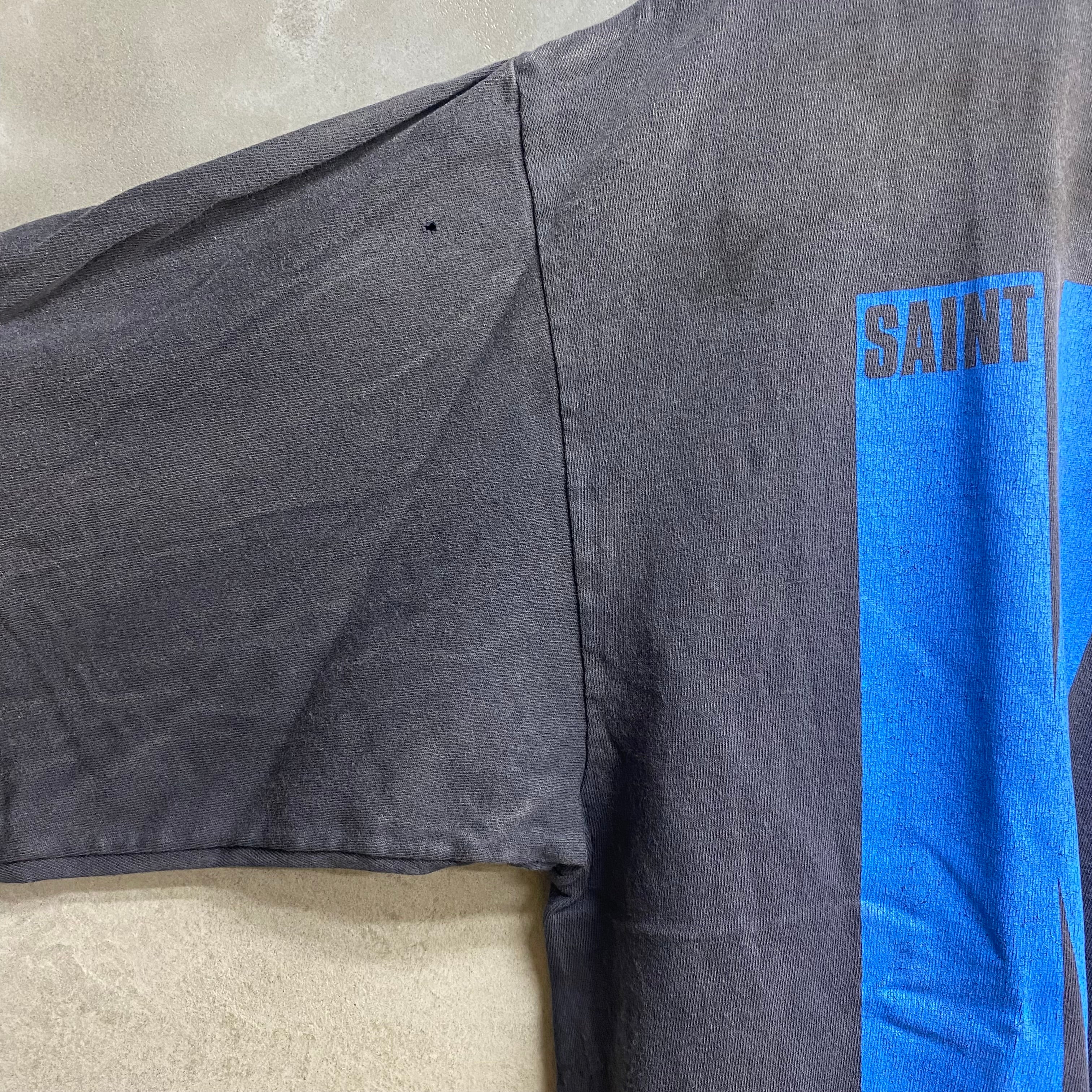 SAINT Mxxxxxx × The KLF LONG SLEEVE T-SHIRTS ' BLUE KLF  ' - COLLABORATION - / Saint Michael