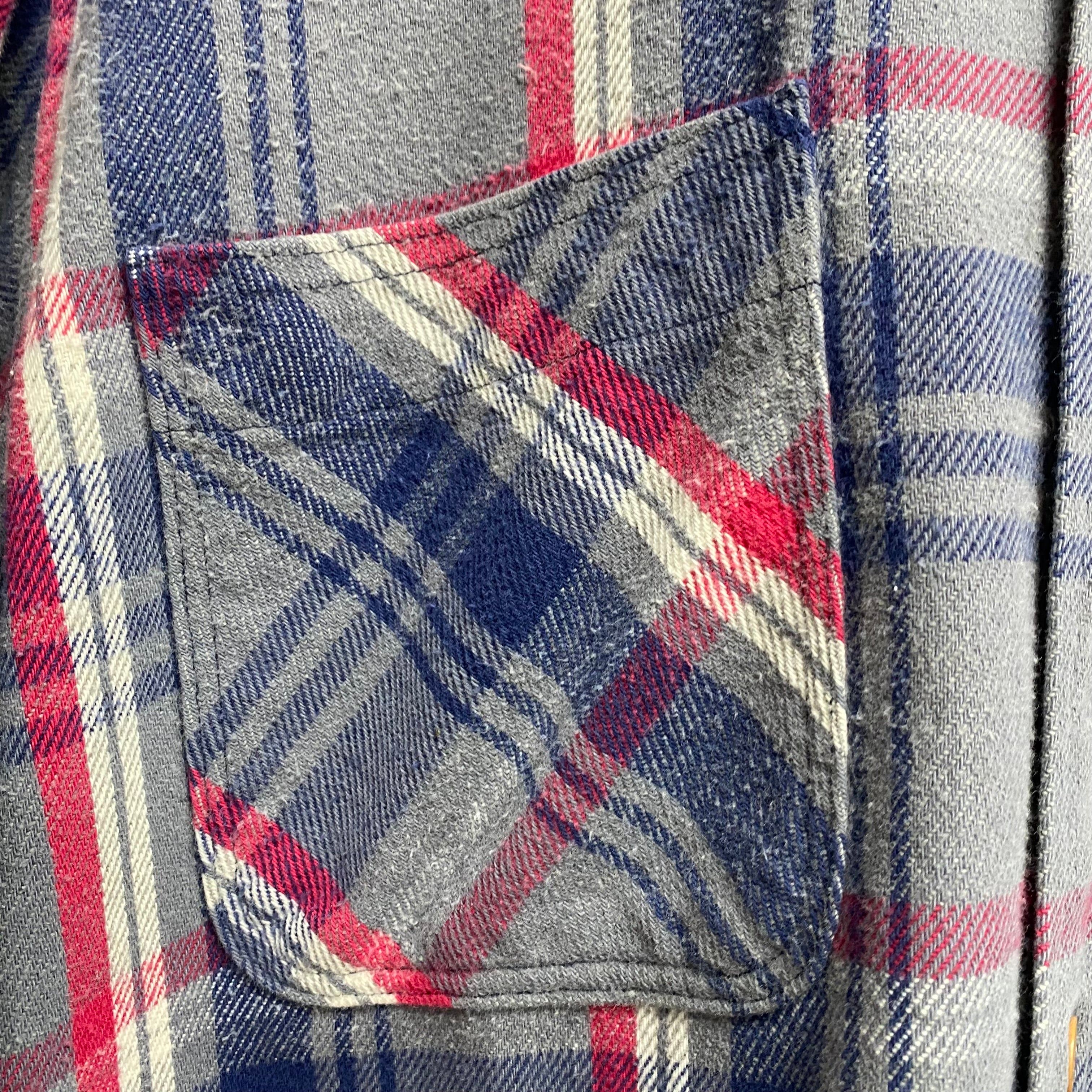 [ USED ] BIG MAC FLANNEL CHECK SHIRT  / USED STREET