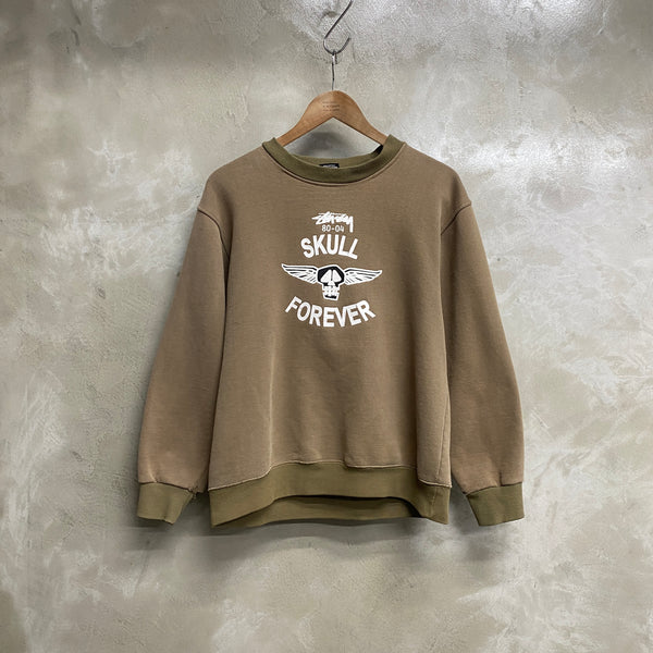 [ USED ] STUSSY SWEAT ‘ SKULL ‘ / USED STREET