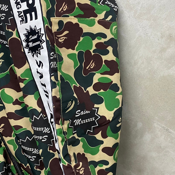 SAINT MICHAEL x BAPE® TRACK JACKET ' ST APE ' -COLLABORATION- / Saint Michael