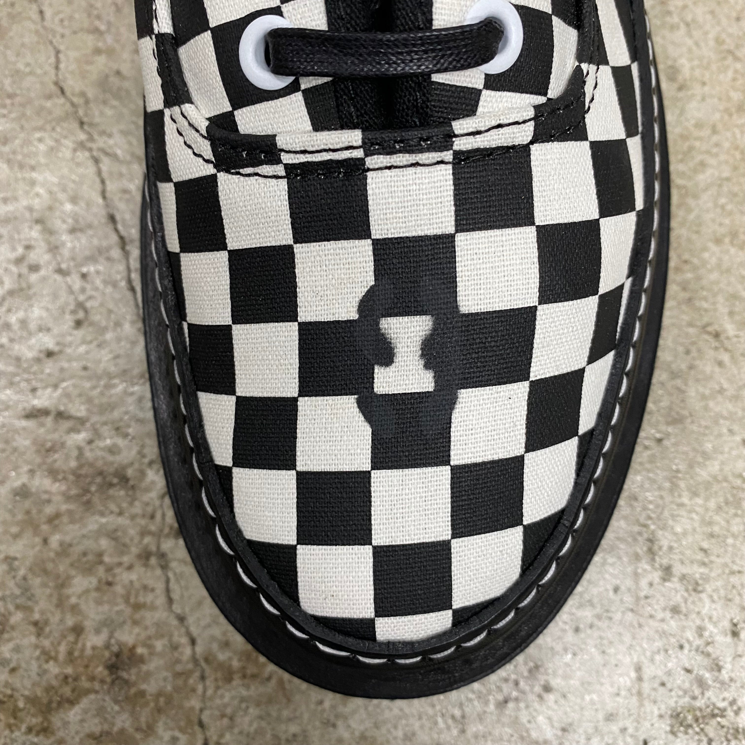 CUSTOM AUTHENTIC ‘ CHECKER ‘  -RECOUTURE × VANS × ANEX-