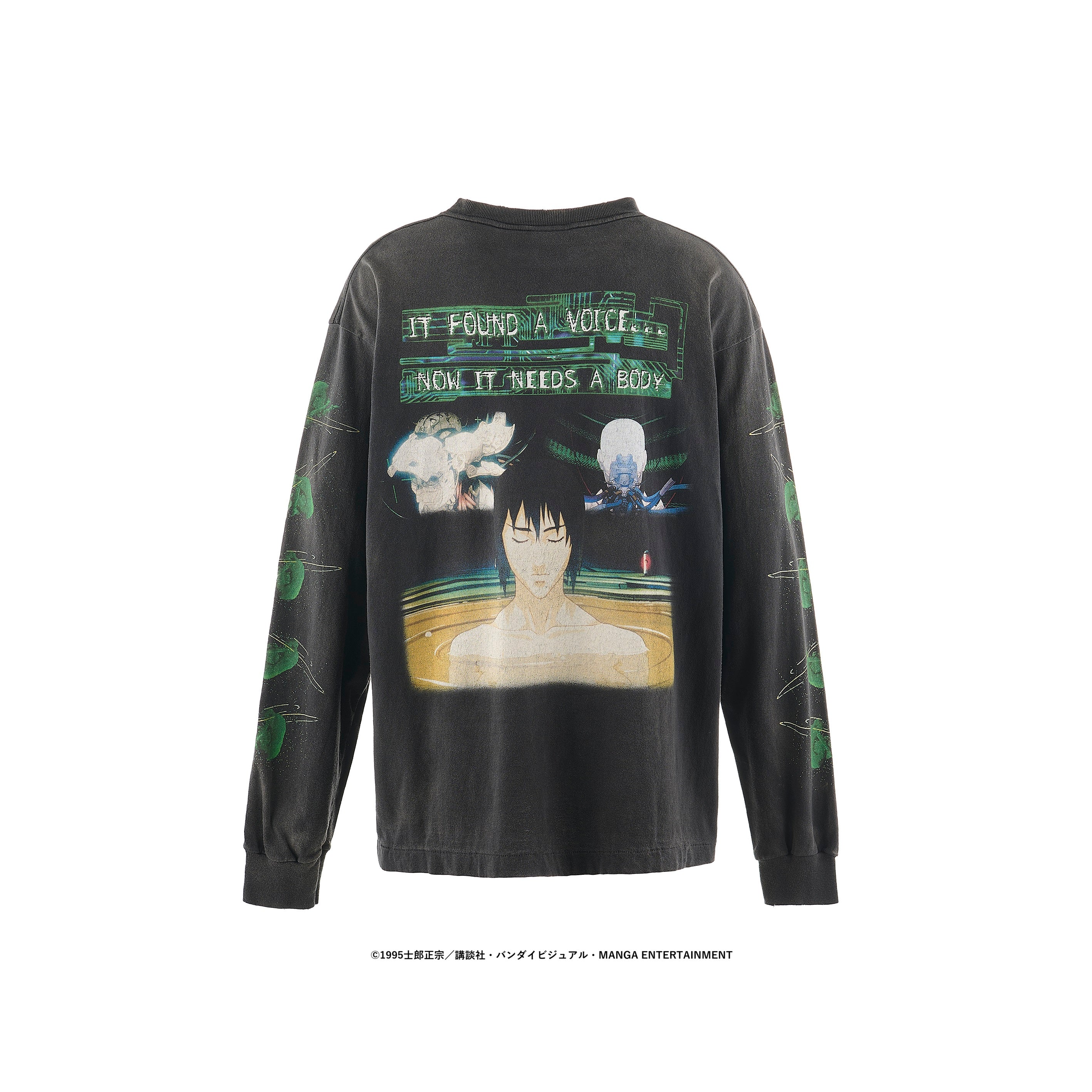 SAINT Mxxxxxx x GHOST IN THE SHELL LONG SLEEVE SHIRTS ' GITS ' -COLLABORATION-/ Saint Michael