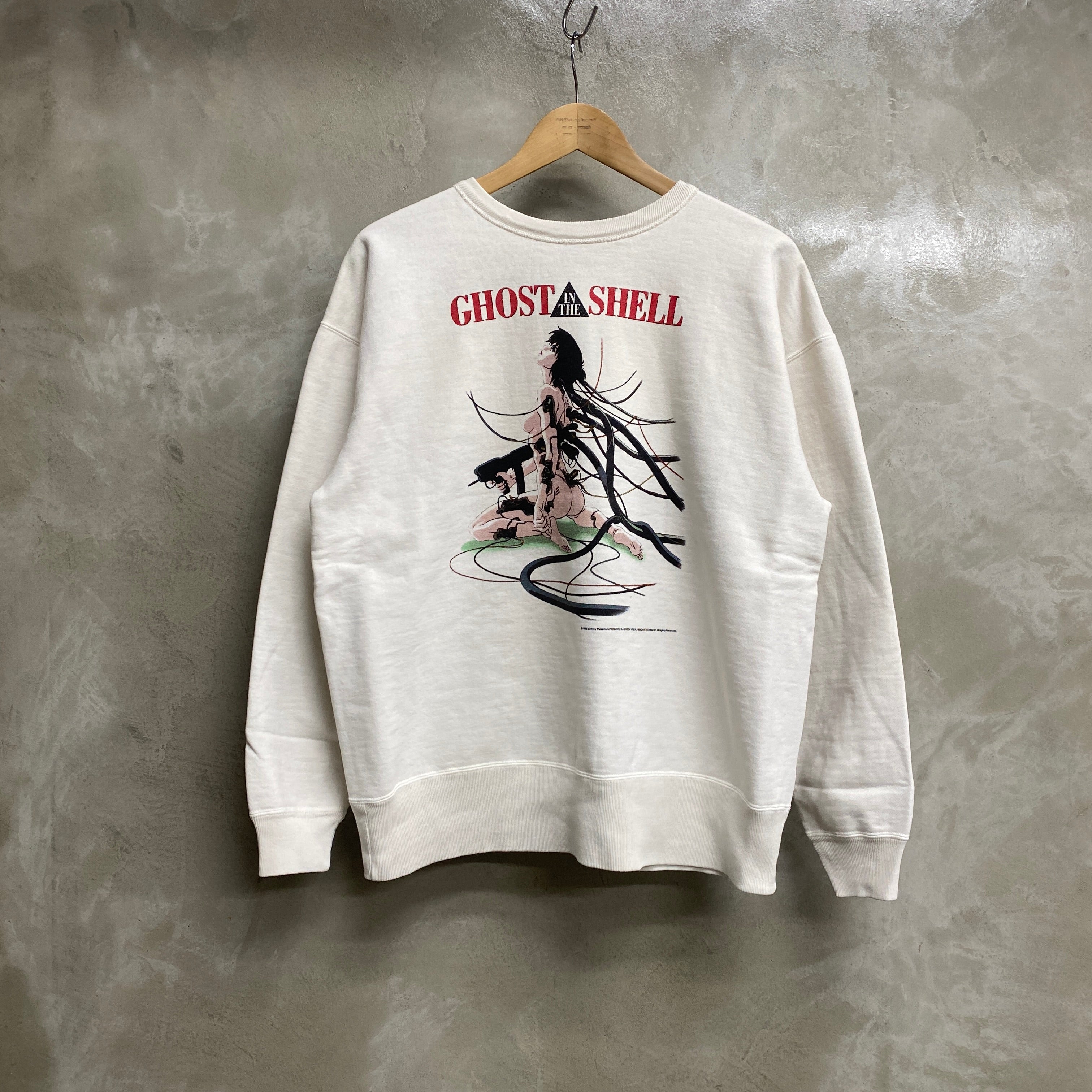 SAINT Mxxxxxx x GHOST IN THE SHELL CREW NECK SWEAT SHIRTS ' GST IN THE S ' -COLLABORATION-/ Saint Michael