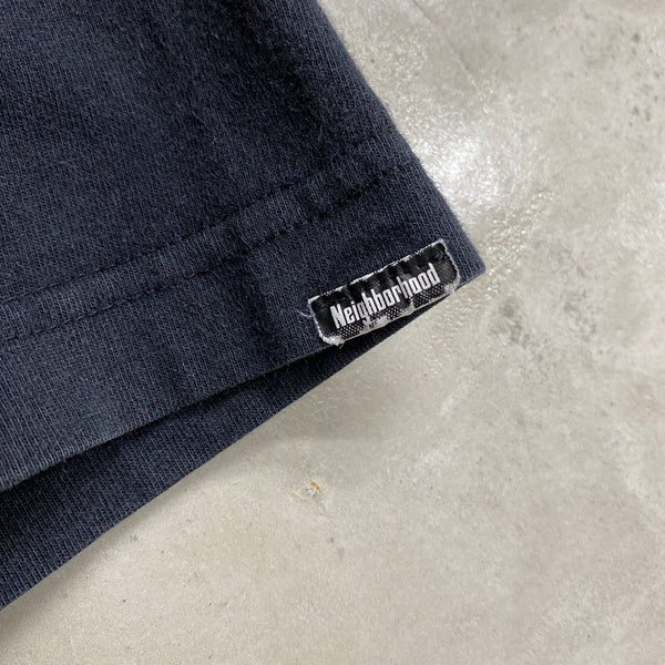[ USED ] USED NEIGHBORHOOD SHORT SLEEVE SHIRT “ EVERYTHING WENT BLACK “  / USED STREET