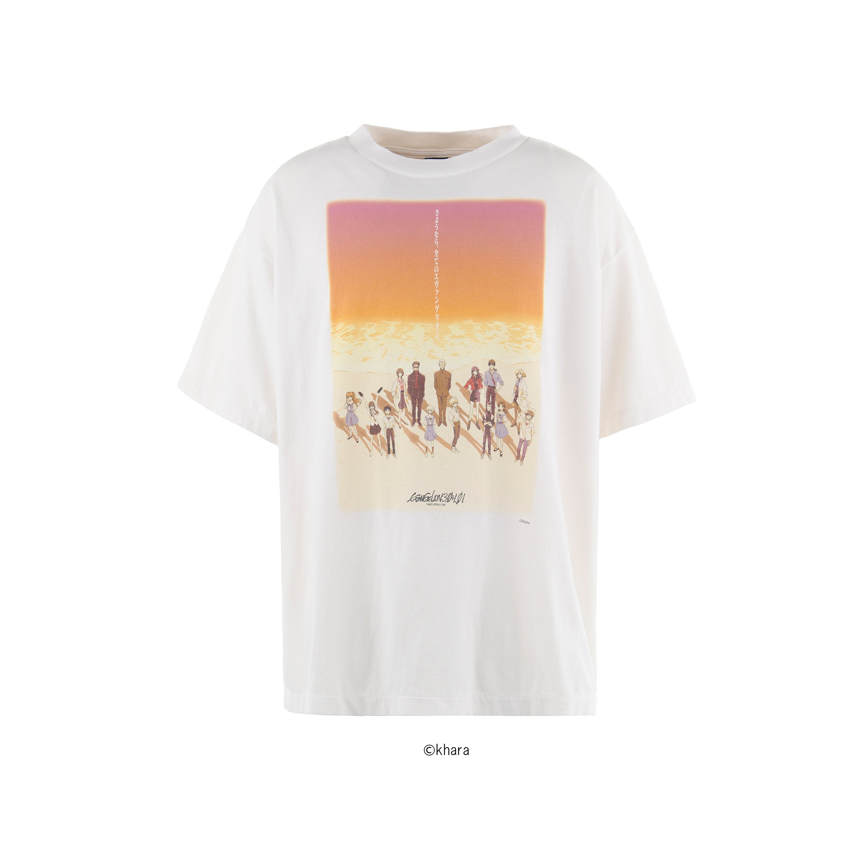 SAINT Mxxxxxx x EVANGELION x GEEKS RULE SHORT SLEEVE T-SHIRT ' ORANGE ' -COLLABORATION- / Saint Michael