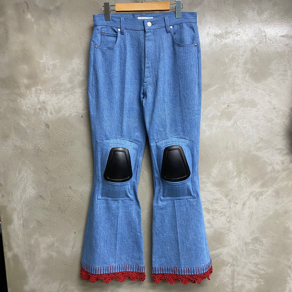 TENDER PERSON SCALLOP AND LEGGUARDS FLARW PANTS / TENDER PERSON