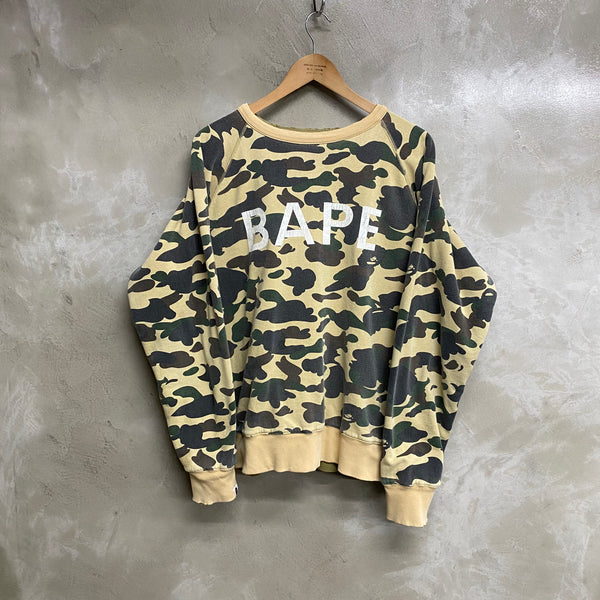 [ ONLY ONE ! ] A BATHING APE REVERSIBLE  SWEAT SHIRT ‘ 1ST CAMO ’ / STREET ARCHIVE PIECES