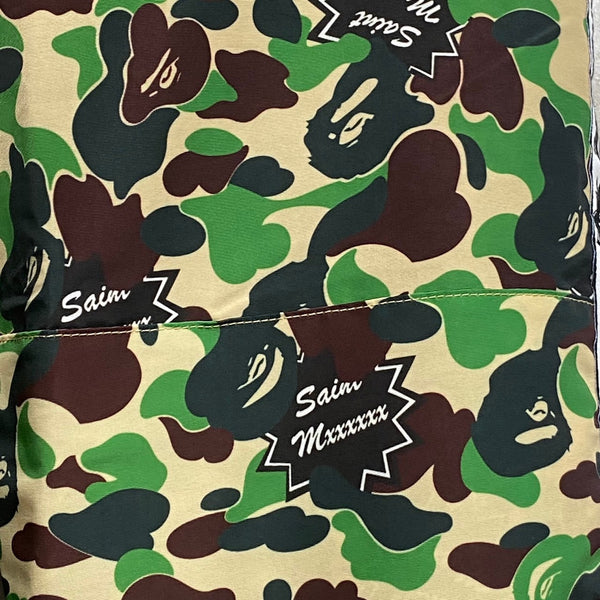 SAINT MICHAEL x BAPE® TRACK PANTS ' ST APE ' -COLLABORATION-/ Saint Michael