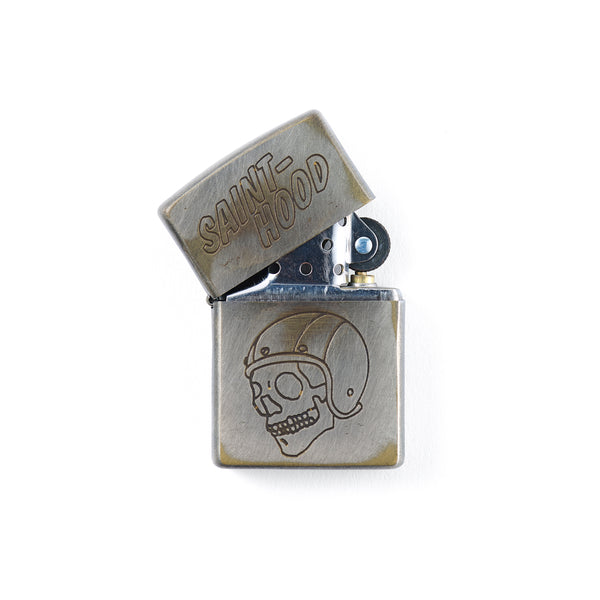 SAINT Mxxxxxx × NEIGHBORHOOD STHD . AGED ZIPPO LIGHTER / Saint Michael