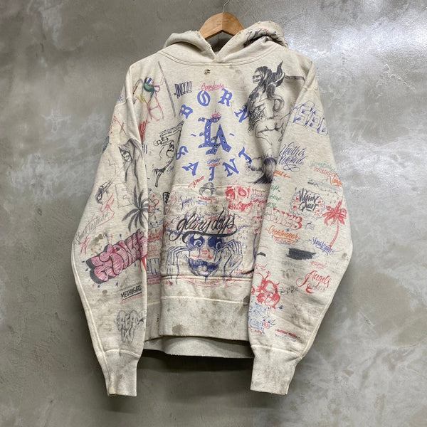 SAINT MICHAEL x BORN X RAISED HOODIE ' LA ' -COLLABORATION- / Saint Michael