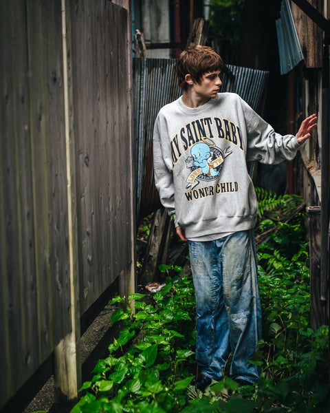 SAINT Mxxxxxx CREW NECK SWEAT SHIRTS “ BABY MICHAEL “ / Saint Michael
