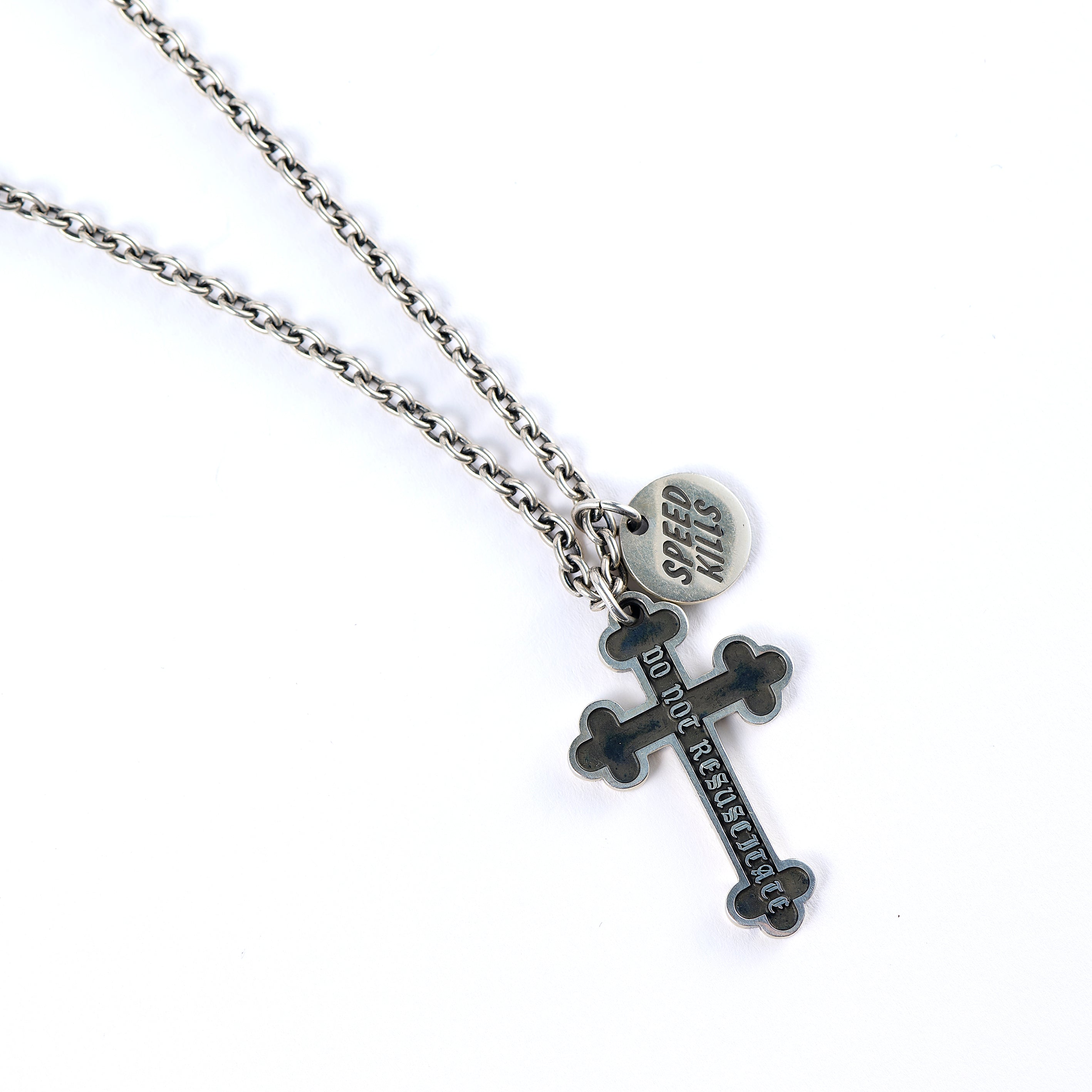 SAINT Mxxxxxx × NEIGHBORHOOD STHD . SILVER NECKLACE / Saint Michael