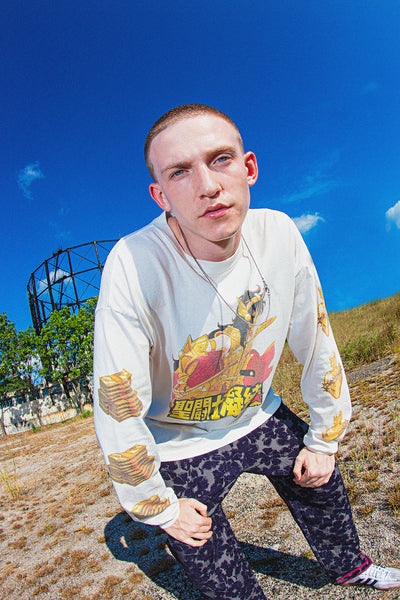 SAINT MICHAEL × CLOT LONG SLEEVE T-SHIRTS ' 聖闘士 ' - COLLABORATION - / Saint Michael