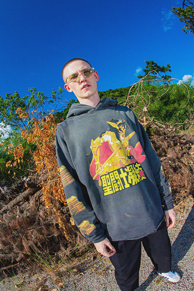 SAINT MICHAEL × CLOT HOODIE ' 聖闘士 ' - COLLABORATION - / Saint Michael