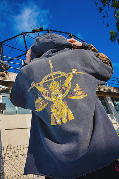 SAINT MICHAEL × CLOT HOODIE ' 聖闘士 ' - COLLABORATION - / Saint Michael