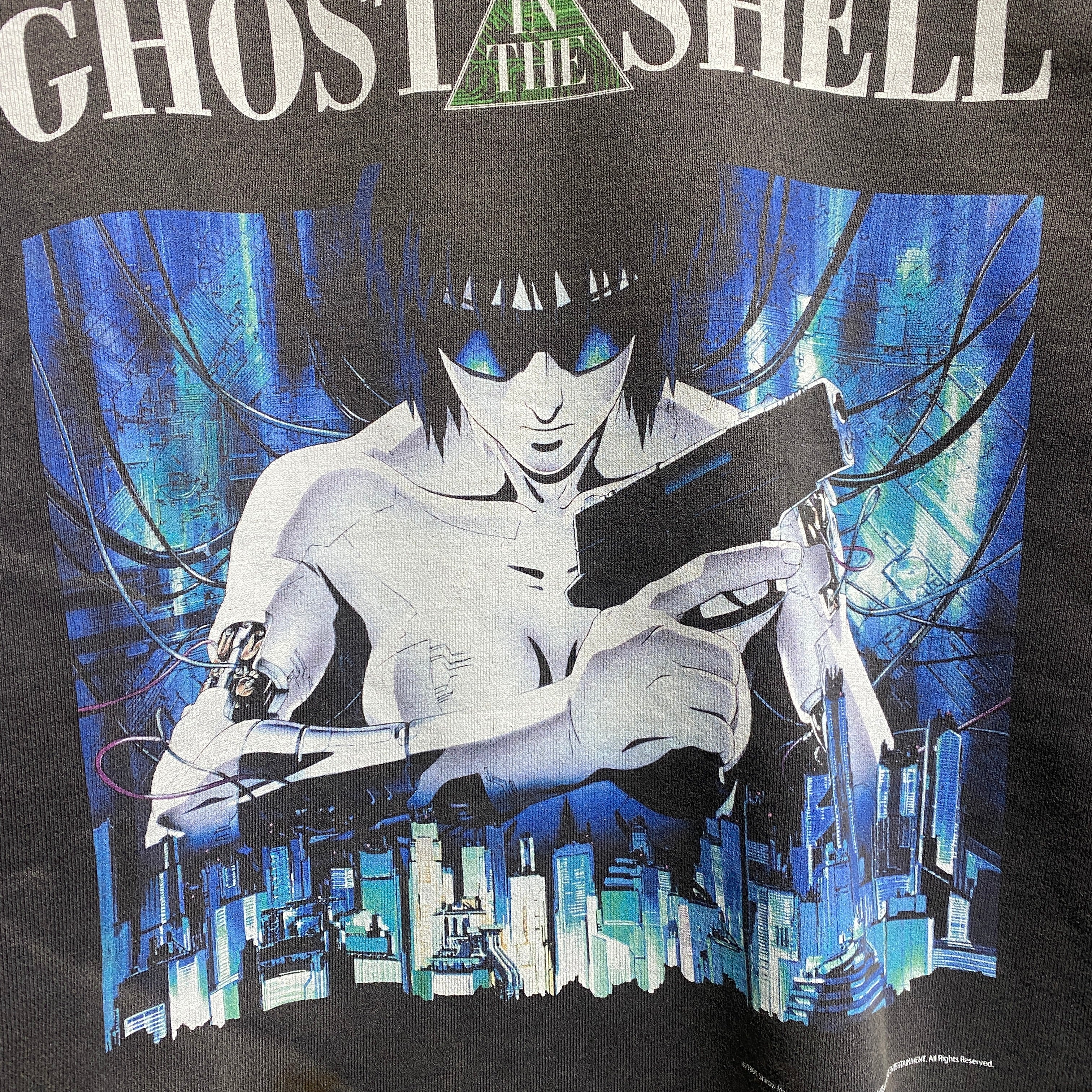 SAINT Mxxxxxx x GHOST IN THE SHELL CREW NECK SWEAT SHIRTS ' GST IN THE S ' -COLLABORATION-/ Saint Michael