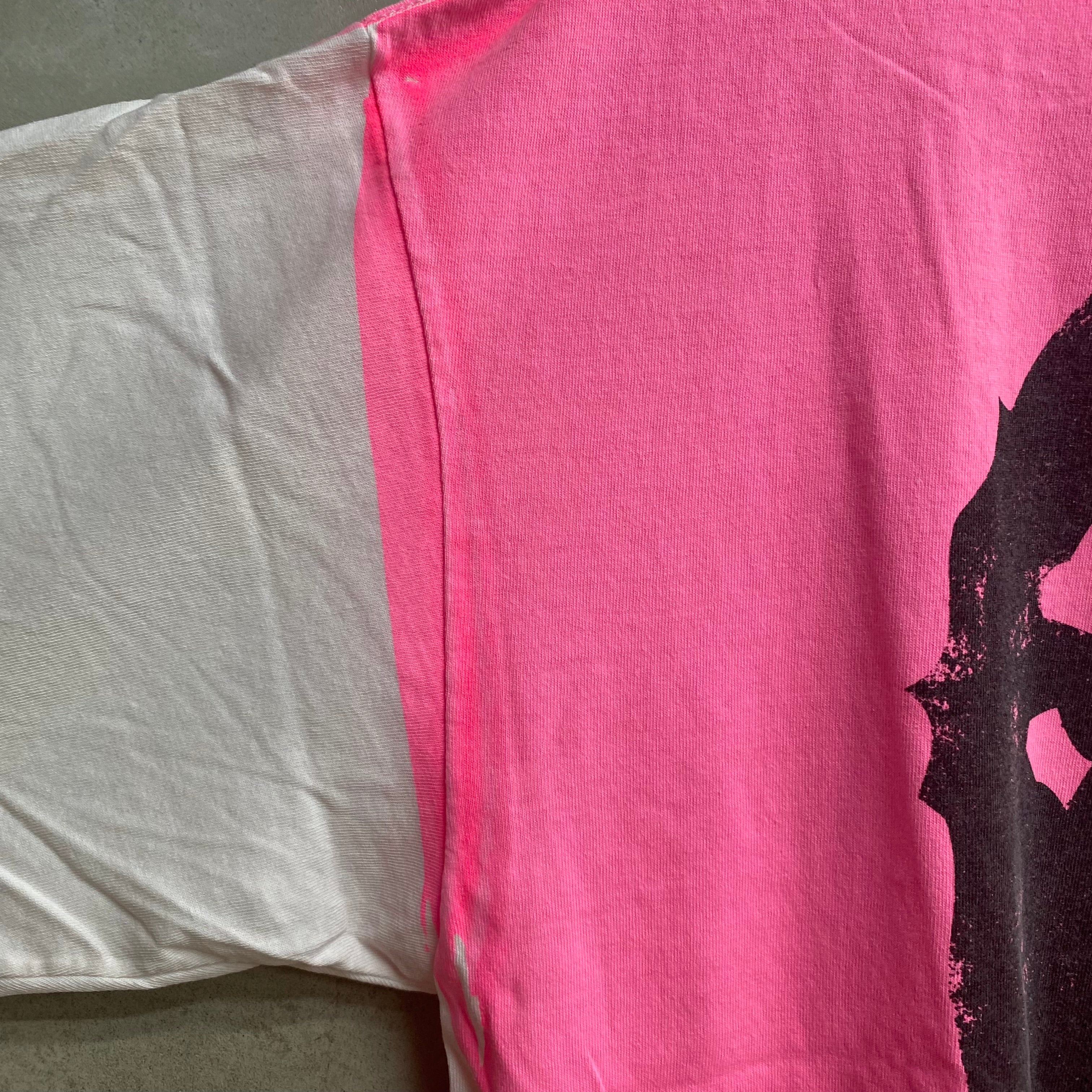 [ FINAL ONE ! ] SAINT Mxxxxxx x A BATHING APE  SHORT SLEEVE T-SHIRTS ' HAND PRINT ' -COLLABORATION-/ Saint Michael