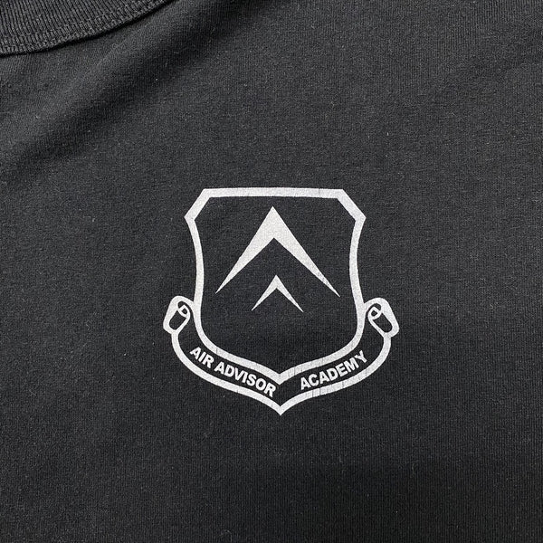[ ONLY ONE ! ] USAF AIR ADVISOR ACADEMY SHORT SLEEVE T-SHIRT / U.S.MILITARY