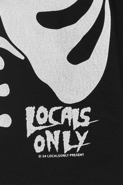 LOCALS ONLY Skeleton T-shirt (Faded black)  / LOCALS ONLY