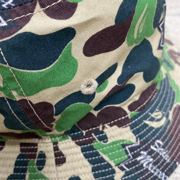 SAINT MICHAEL x BAPE® BUCKET HAT ' ST APE ' -COLLABORATION-/ Saint Michael