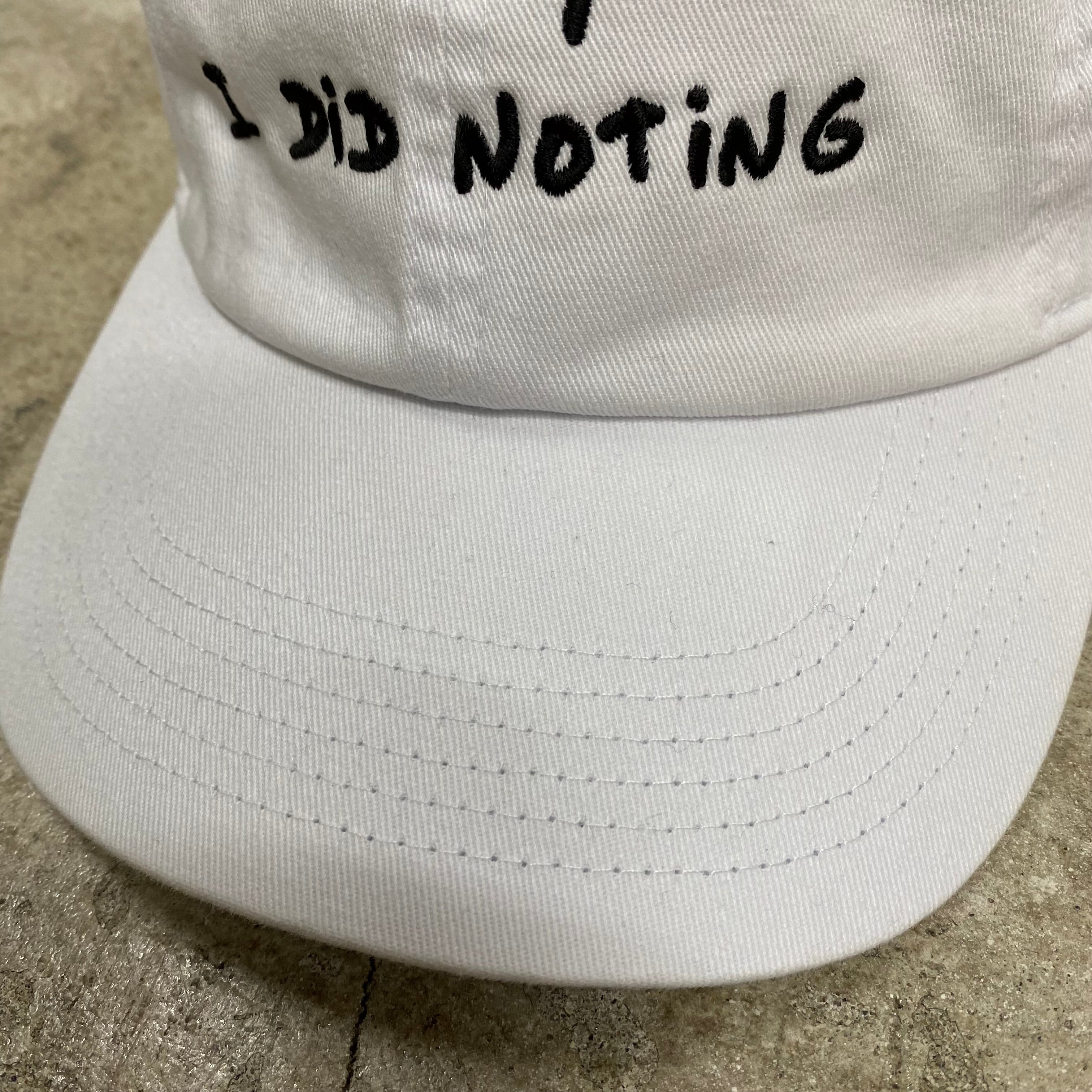 Do Nothing Congress CAP DNC x Thomas Lelu " TODAY I DID NOTHING " / Do Nothing Congress