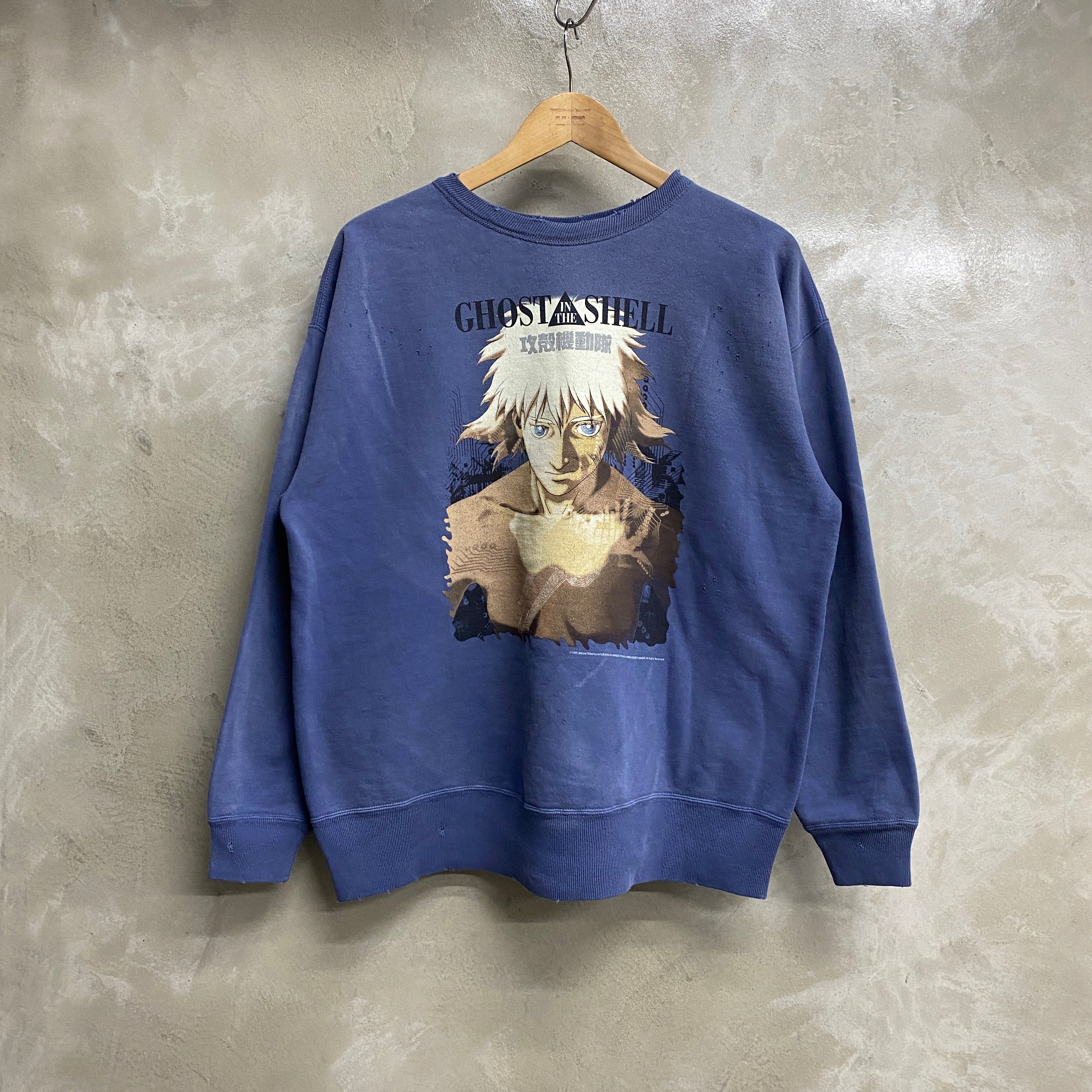 SAINT Mxxxxxx x GHOST IN THE SHELL CREW NECK SWEAT SHIRTS ' GST IN THE S ' -COLLABORATION-/ Saint Michael