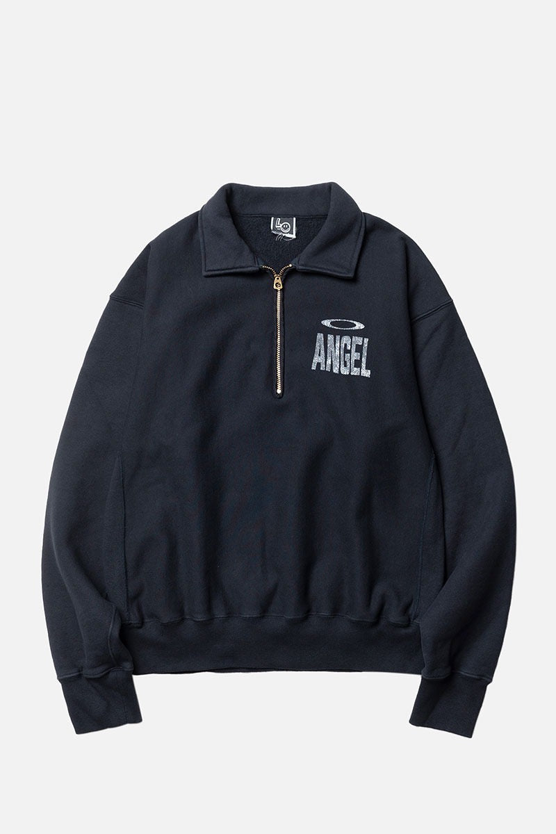 ANGEL HALF ZIP SWEAT SHIRT  / LOCALS ONLY