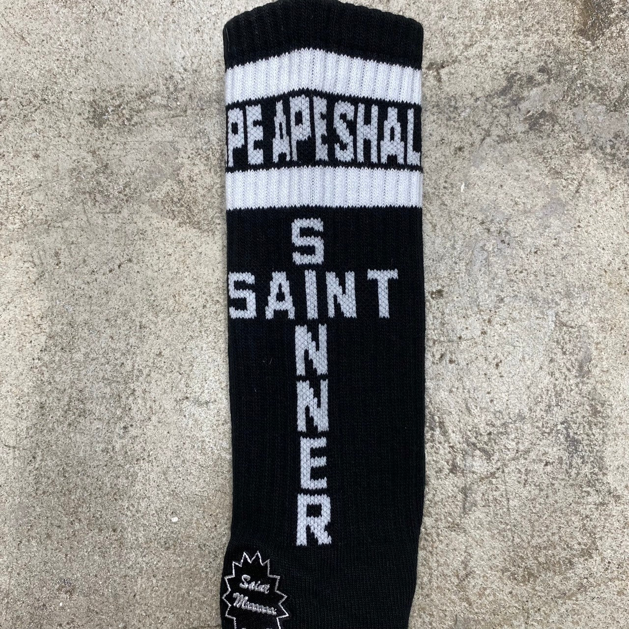 [ FINAL ONE ! ] SAINT MICHAEL x BAPE® SOCKS ' APE ' -COLLABORATION- / Saint Michael