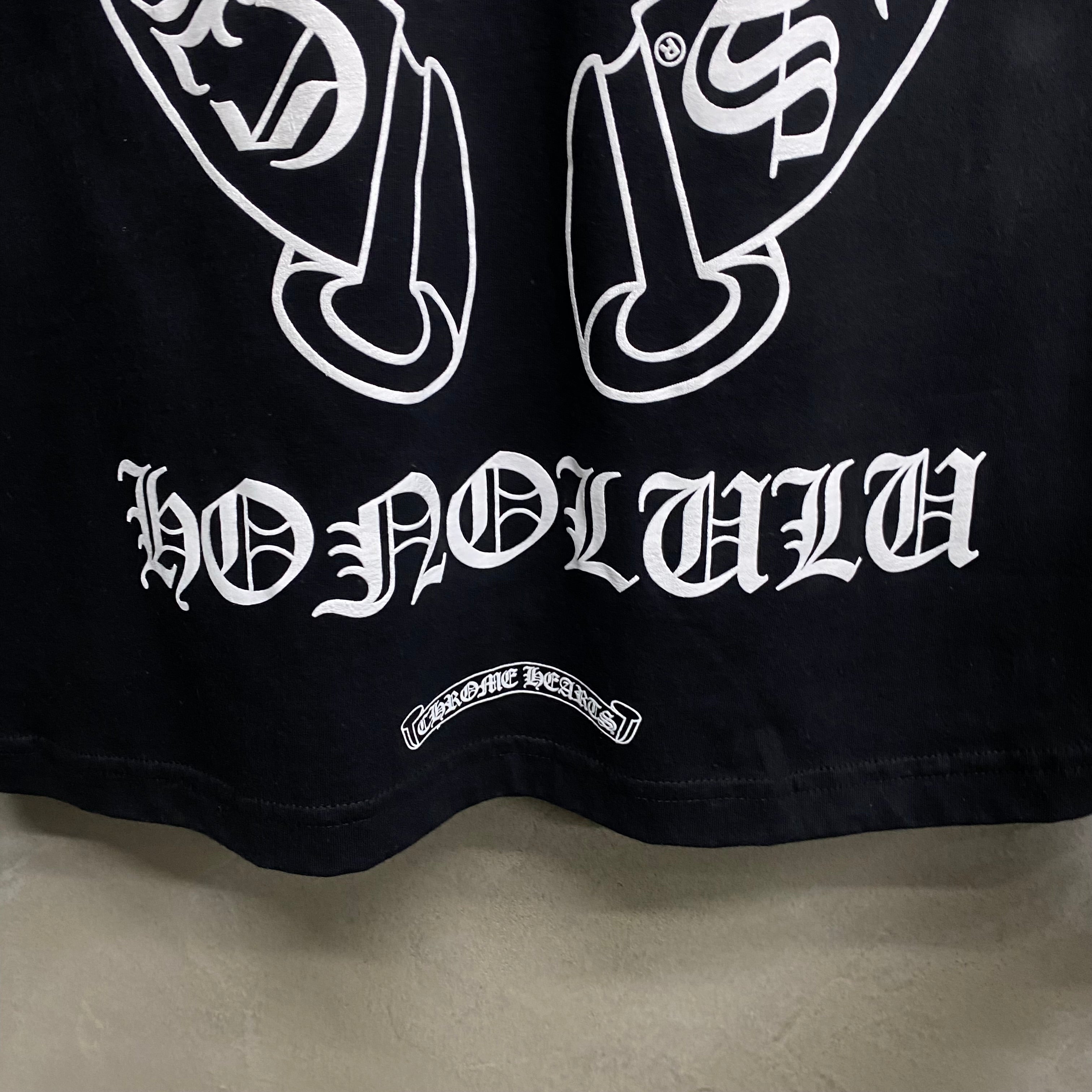 [ USED ] CHROME HEARTS LONG SLEEVE TEE ‘ HONOLULU ‘ / USED STREET