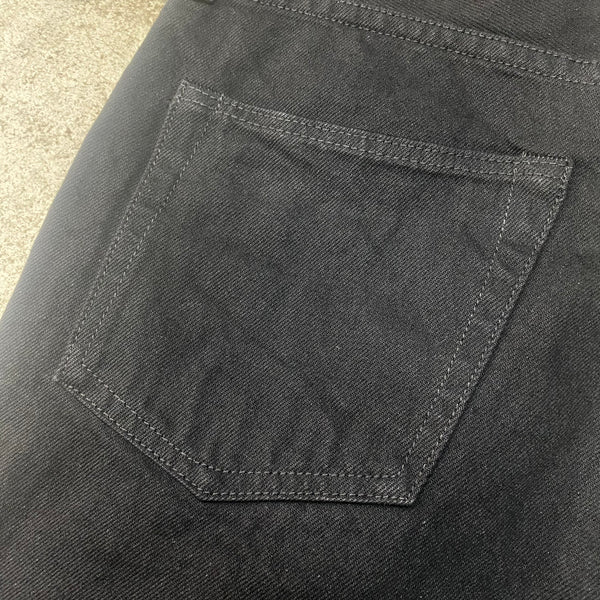 SAINT MICHAEL BLACK DENIM PANTS ' STRAIGHT ' / Saint Michael